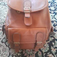 کوله پشتی چرم طبیعی گاوی نو زخیم