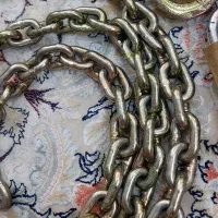 زنجیر قلاب کج فولادی آمریکایی 3 متری نو نو