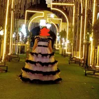 لباس مجلسی دخترانه بچه کانه