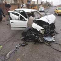 سمند مدل ۹۲ تصادفی