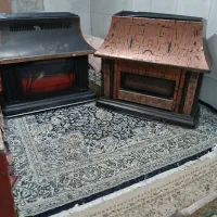 بخار ی گازی شومینه  بزرگ ویکی هم طرهه شومینه