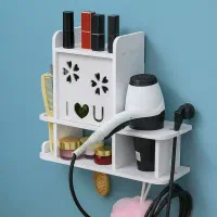 شِلف دیواری جاسشواری و شانه برس توالت حمام ضدآب|لوازم حمام|مشهد, مقدم|دیوار