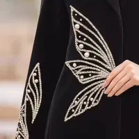 اپلیکه گل لباس پارچه ی و نگینی برجسته ترند|لباس|مشهد, بهمن|دیوار