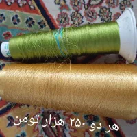۲ عدد دوک نخ ابریشمی و تعدادی نخ قرقره مز ساخت EC|لوازم خیاطی و بافتنی|ری, شهید غیوری (ابن باویه)|دیوار