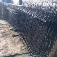 نرده آبشاری شاخ گوزنی درب اکاردعونی درب انباری اهن