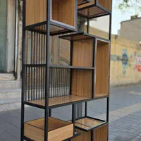 شلف قفسه کتاب دکوری مبل فلزی میز اداری مدیریتی