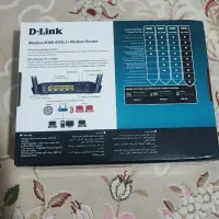 مودم دی لینک دو انتنِ ۴ پورته|مودم و تجهیزات شبکه|بندر امام خمینی, |دیوار