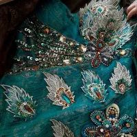 لباس مجلسی سنک دوزی شده