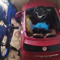 دوچرخه و ماشین شارژی هردوتا سالم درحدنو