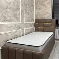 تخت خواب یک نفره حاجی پور(تختخواب۱یکنفره)تشک اروین|تخت و سرویس خواب|مشهد, حسین‌آباد|دیوار