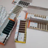 نخ آلمانی در رنگ هائ مختلف بسته ۱۰ عددی