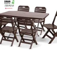 میزوصندلی پلاستیکی مدل نوین پلاس کد۲۱۸