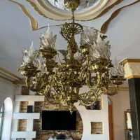 لوستر تمام برنز|لوستر و چراغ آویز|ارومیه, |دیوار