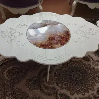 میز وسط بزرگ 3 تا کوچیک قیمت یک میلیون