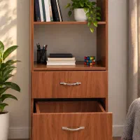 کمد و کتابخانه MDF تمام اصل نو و تمیز