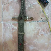 شمشیر نقره بدونه تیغه آنتیک