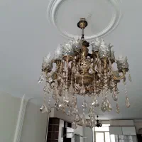 یک جفت لوستر برنز مدل یاس ۲۱ شعله
