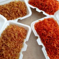 پیاز داغ  آماده هویج سرخ شده سبزی قرمه سرخ شده