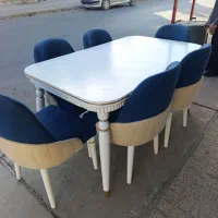 میز نهار خوری 6نفره در حد نو در گتوند|میز و صندلی غذاخوری|گتوند, |دیوار