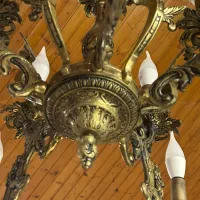 لوستر برنز فرشته دار ۲ عدد با هم