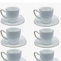 سرویس چای خوری ب همراه قندان ۲دست