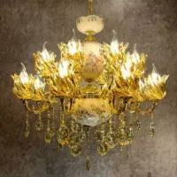 لوستر برنز تولید|لوستر و چراغ آویز|زنجان, |دیوار