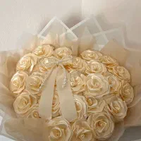 دسته گل روبانی به مناسبت ها|گل مصنوعی|ارومیه, |دیوار