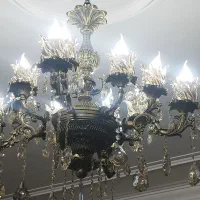 لوستربرنجی8شاخه16شعله برنزی نو سنگین.قیمت توافقی