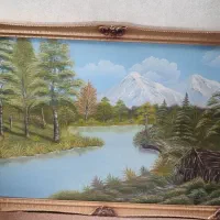 تابلو کار دست با رنگ روغن