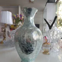 گلدان آبگز طلایی و آبکاری ساده|صنایع دستی و سایر لوازم تزئینی|تهران, آذربایجان|دیوار