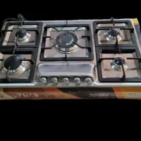 اجاق گاز صفحه ۵شعله شیشه/استیل top lux|اجاق گاز و لوازم برقی پخت‌وپز|رشت, رشتیان|دیوار