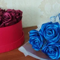 گل رز روبانی|گل مصنوعی|گلبهار, شهر جدید گلبهار|دیوار