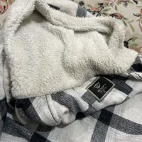 پیراهن کرکی کلاه پشمی در حد نو|لباس|آستارا, |دیوار