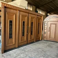 درب لابی تحویل فوری ضد سرقت چوبی در زد لابی ضدسرقت|مصالح و تجهیزات ساختمان|کرج, خرمدشت|دیوار