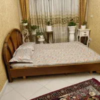 تخت خواب دونفره. چوب گردو