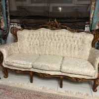 ست مبلمان و میز نهار خوری و عسلی پارچه وارداتی نو|مبلمان خانگی و میز عسلی|کرج, کوی ایثار|دیوار