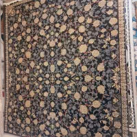 فرش۱۲متری نخ افشان مشگی طلا کوب ۸/۵۰۰ ت