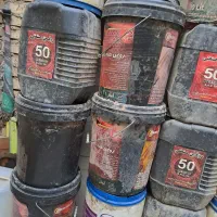 بشکه ۲۰ لیتری خالی روغن صنعتی|ظروف نگهدارنده، پلاستیکی، یکبارمصرف|کارون, |دیوار
