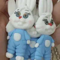 عروسک خمیری خرگوش پسرانه مناسب جشن الفبا