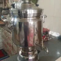 سماور گازی 10لتری برادران هدیه سالم تمیر کار کرده