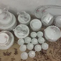 سرویس چینی اسپیدار گل عروس (تفرش)|ظروف سرو و پذیرایی|تهران, آجودانیه|دیوار