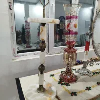 زیرسیگاری جنس سنگ مرمر وبرنزی