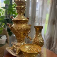 سماور برقی کاملا نو با طرح برجسته