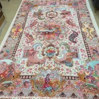رو فرشی مخمل کش دار ۶ متری نو