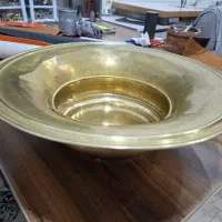 ظرف قدیمی برنجی