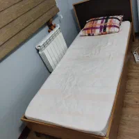 تخت چوبی یک نفره +خوشخواب