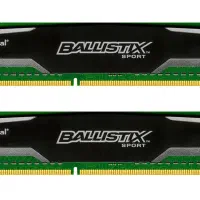 رم کروشیال ظرفیت 8 گیگابایت (2x4) از نوع DDR3-1600