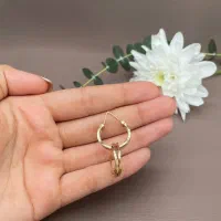 دستبندگوشوارهانگشترزنجیر طنابی200هزار بالای تابلو|جواهرات|گل تپه, |دیوار