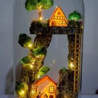 دکوری شیشه ای رویایی|صنایع دستی و سایر لوازم تزئینی|رشت, آب و برق|دیوار