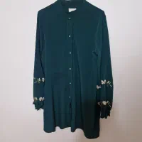 مانتو یشمی دست گلدوزی شیک مجلسی نوی نو|لباس|تبریز, |دیوار